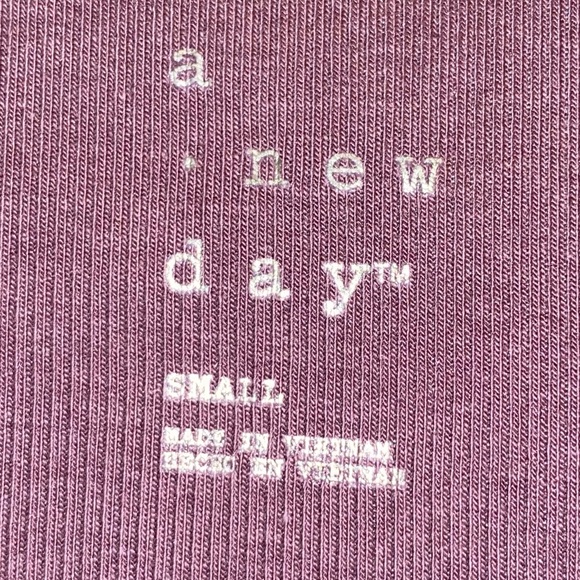 A New Day - Women's Sleeveless Rib Knit Ballet Purple Dress (NWT) Size: … - Picture 9 of 14